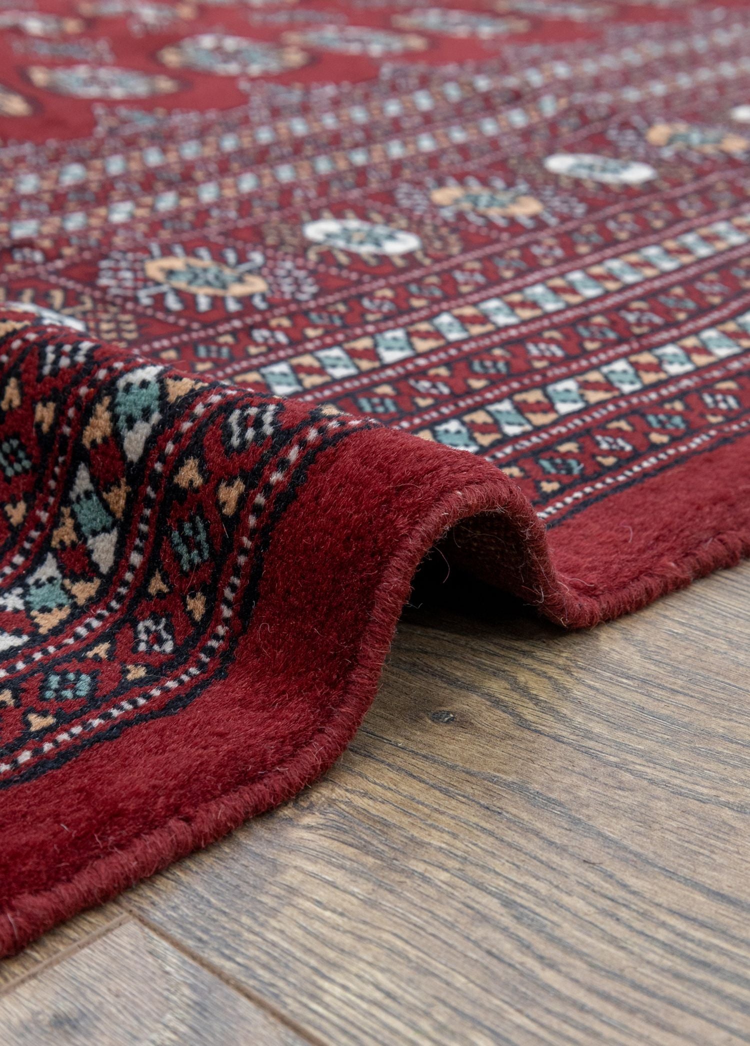 Soho Antiq-Tılla Geleneksel Türkmen Desenli El Dokuma Türkmen Halısı 365x555 Cm-Halı-5-Milagron.com