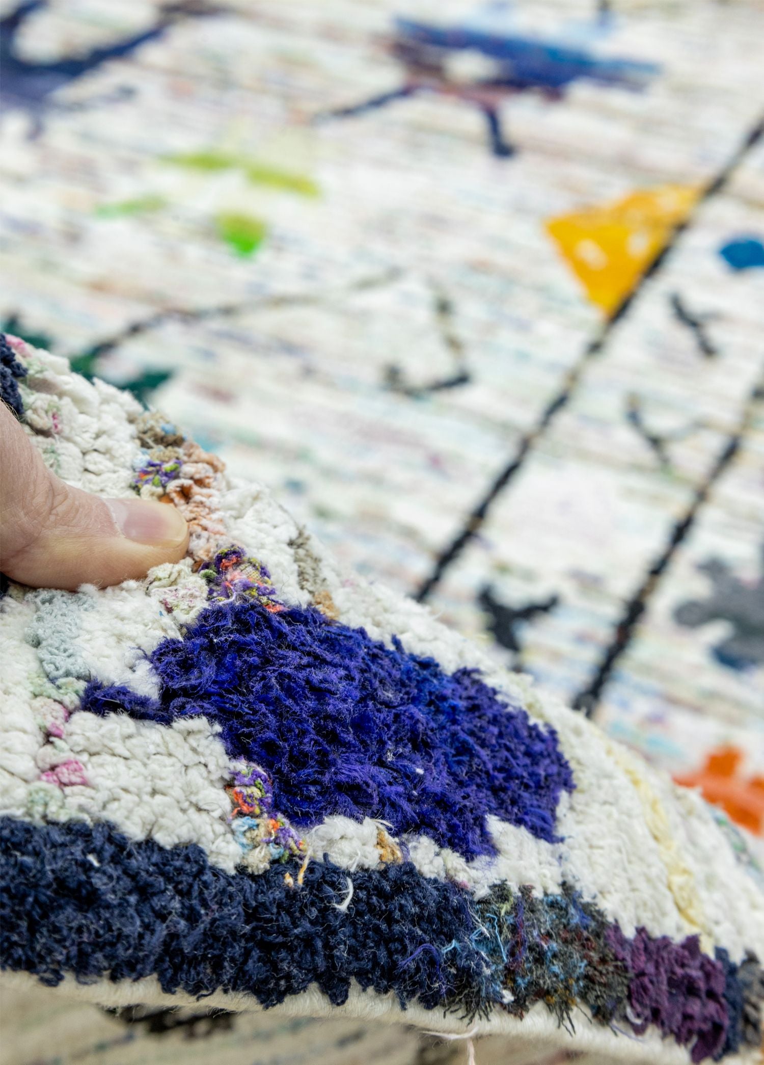 Soho Antiq-Timer İlkel Figürlü Renkli El Dokuma Halı 273x403 Cm-Halı-4-Milagron.com