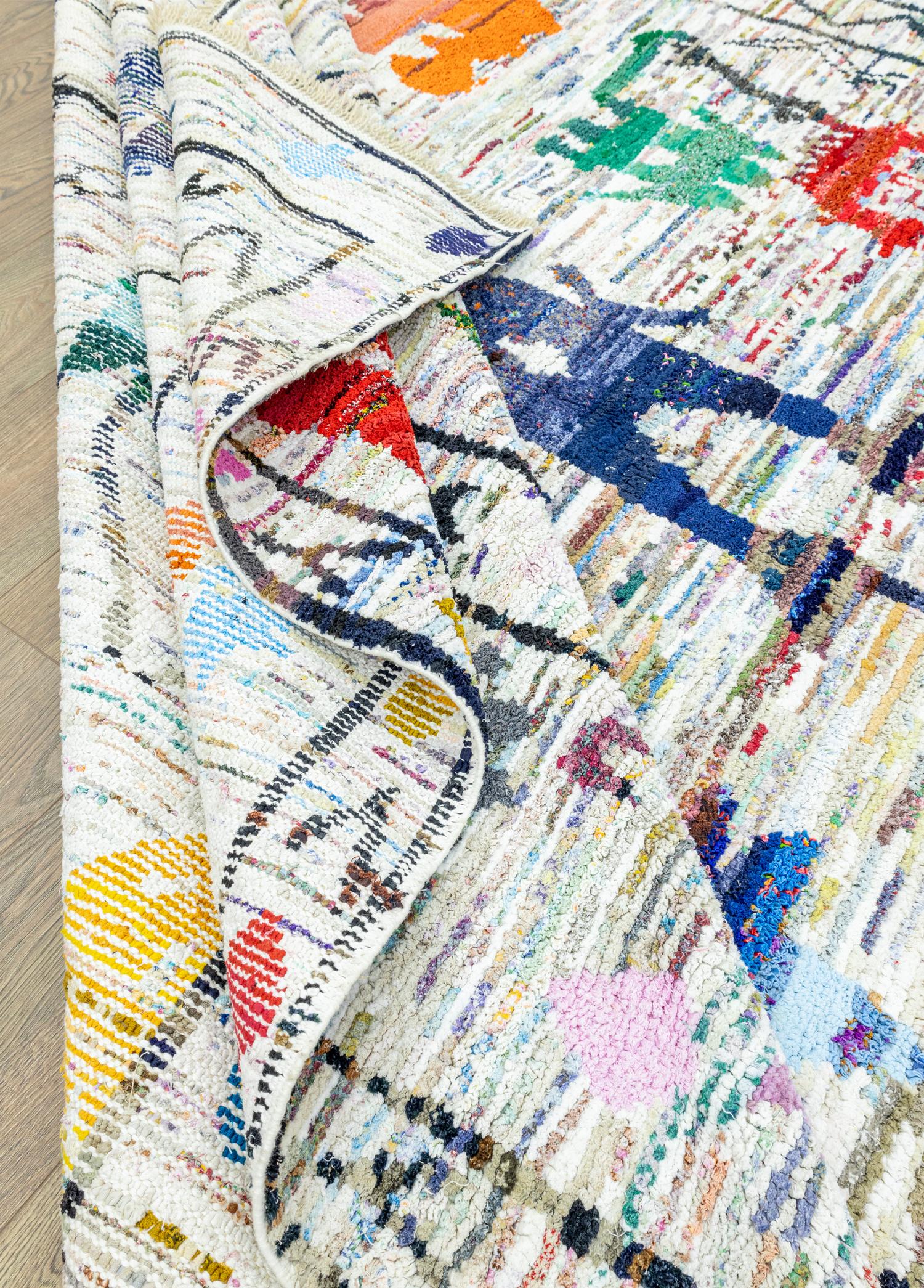 Soho Antiq-Timer İlkel Figürlü Renkli El Dokuma Halı 273x403 Cm-Halı-6-Milagron.com