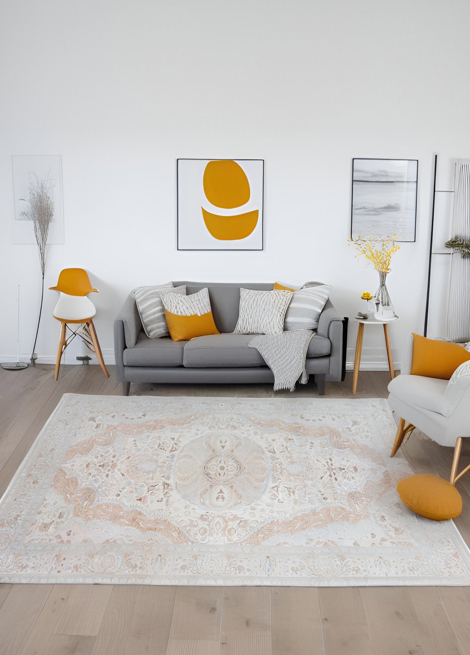 Soho Antiq-Tomris Oriental Desenli El Dokuma Kayseri Bünyan Halısı 192x292 Cm-Halı-2-Milagron.com