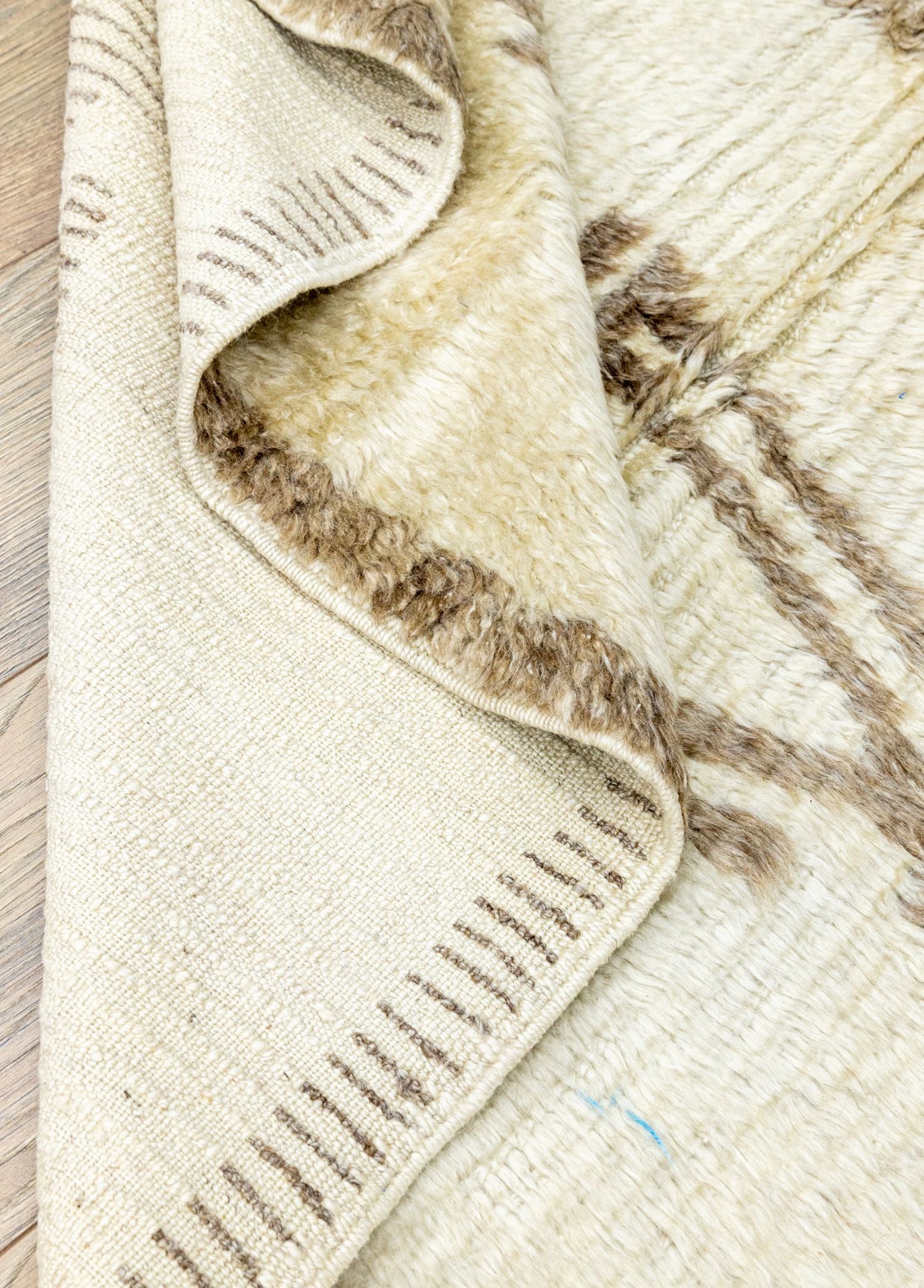 Soho Antiq-Tozgun İlkel Desenli El Dokuma Tülü Halı 95x191 Cm-Halı-6-Milagron.com