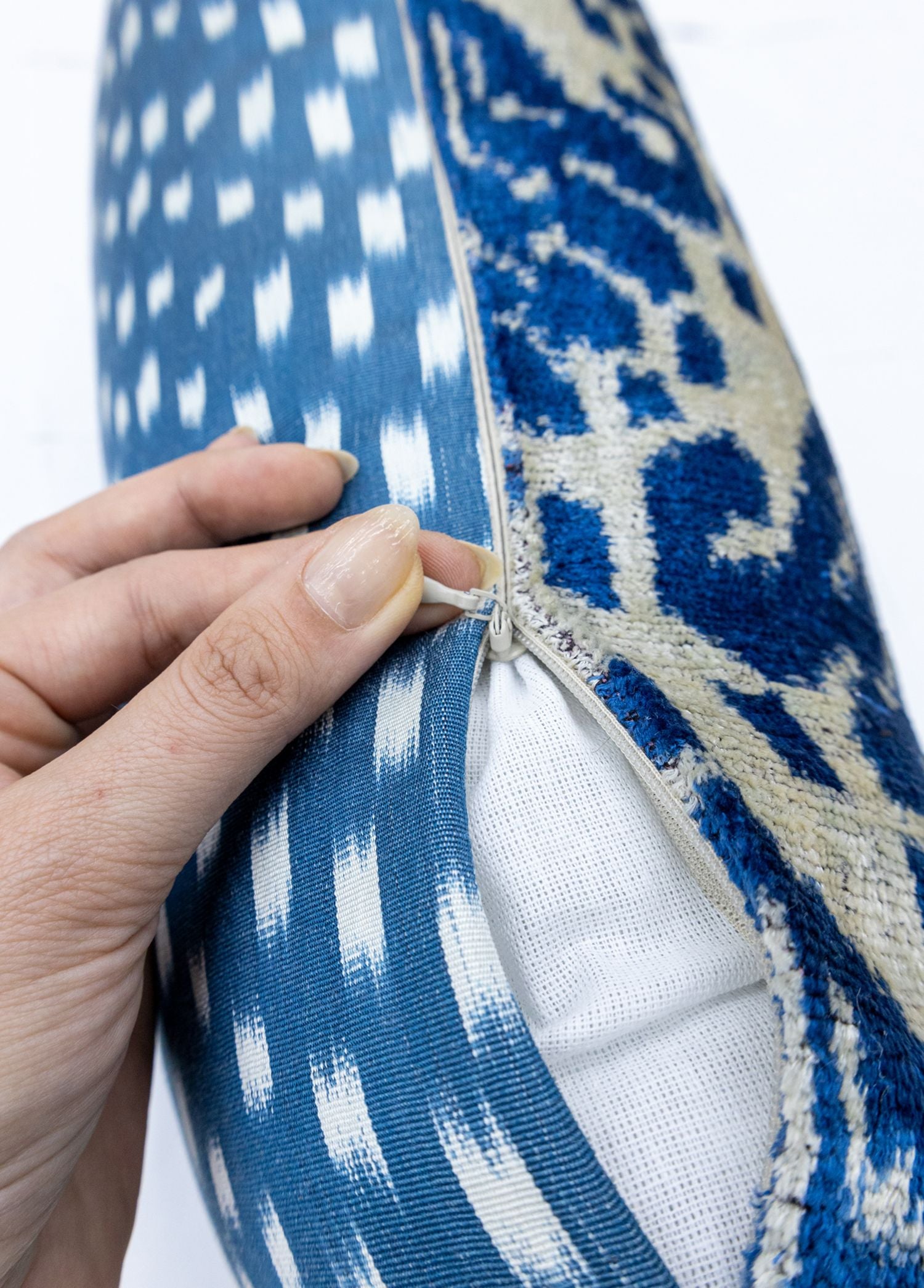 Soho Antiq-Vidadi El Yapımı çift Taraflı İkat Kırlent 60x40 Cm-Yastık-5-Milagron.com