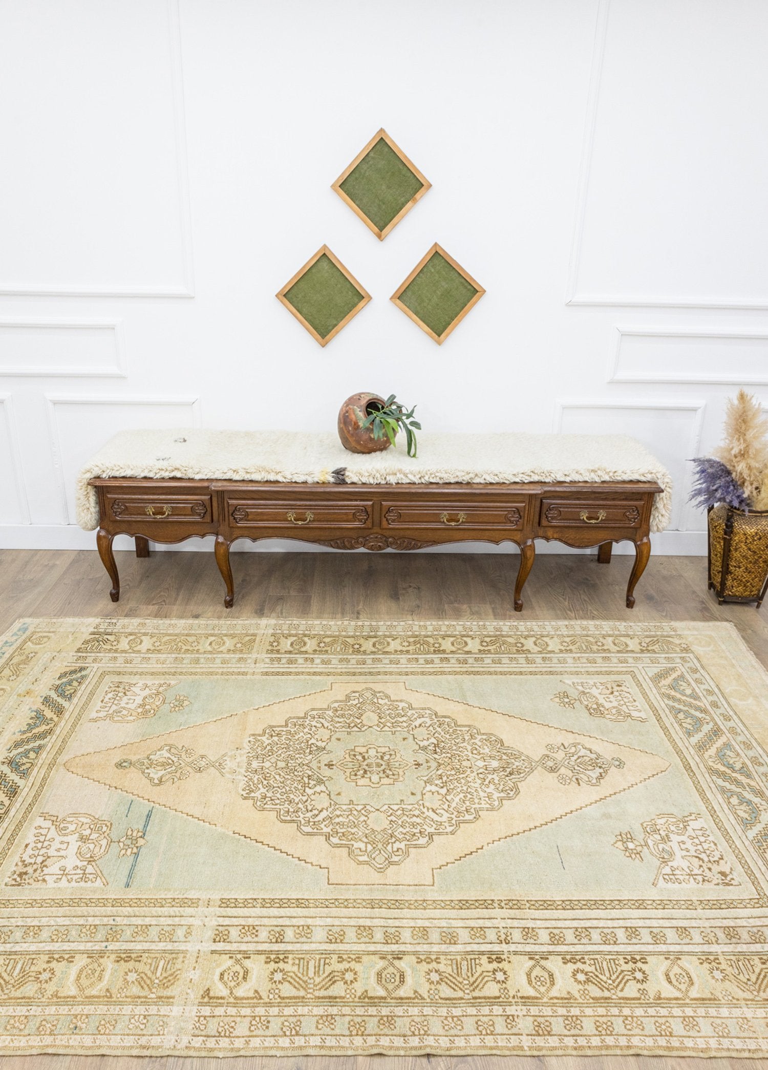 Soho Antiq-Zengi Etnik Motifli El Dokuma Yün Halı 182x289 Cm-Halı-2-Milagron.com