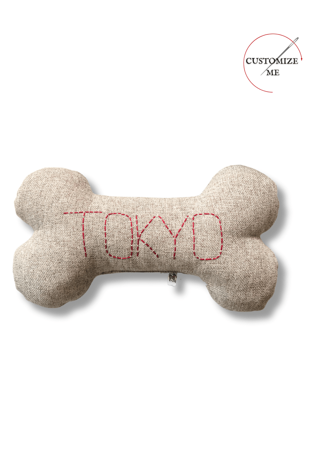 St. Pia-Bone Köpek Yastığı - Nutmeg - Kişiselleştirilebilir-Köpek-2-Milagron.com