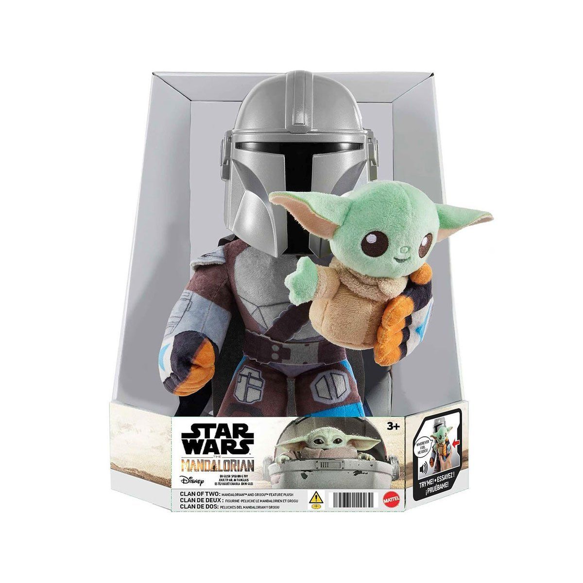 Star Wars-Star Wars Mandalorian Sesli Pelüş Figür-Figür Oyuncaklar-1-Milagron.com