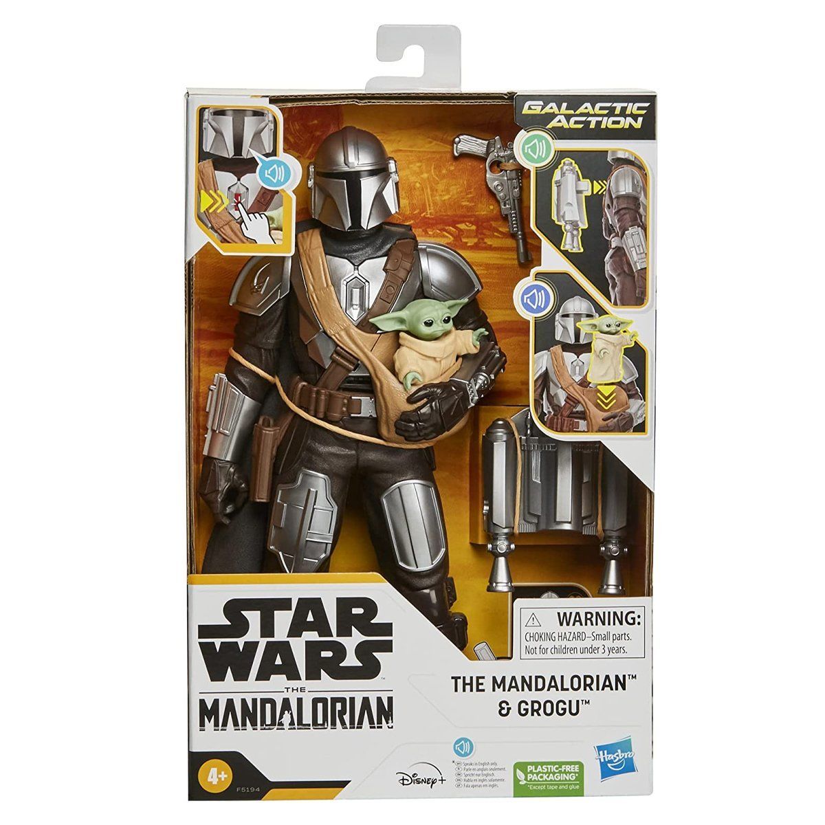 Star Wars-Star Wars The Mandalorian Ve Grogu Aksiyon Figürü +4 Yaş-Figür Oyuncaklar-1-Milagron.com