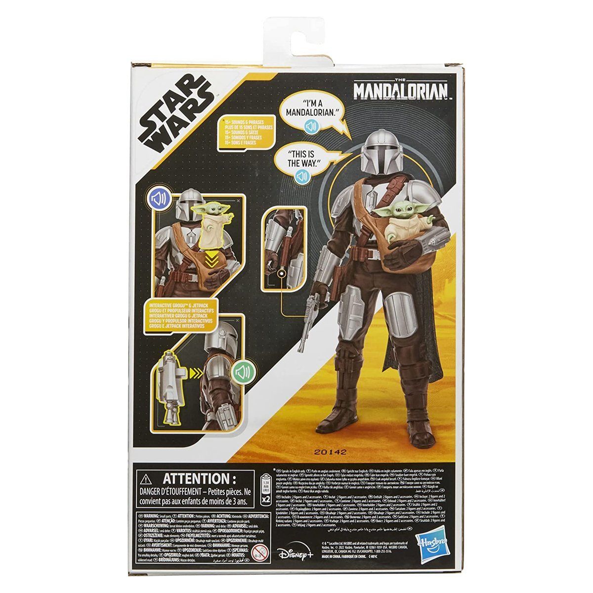 Star Wars-Star Wars The Mandalorian Ve Grogu Aksiyon Figürü +4 Yaş-Figür Oyuncaklar-4-Milagron.com