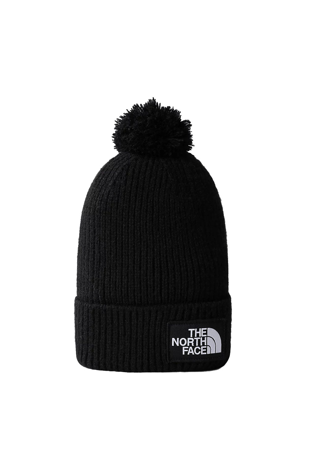 The North Face-TNF Logo Box Pom Beanie Black-Şapka-2-Milagron.com