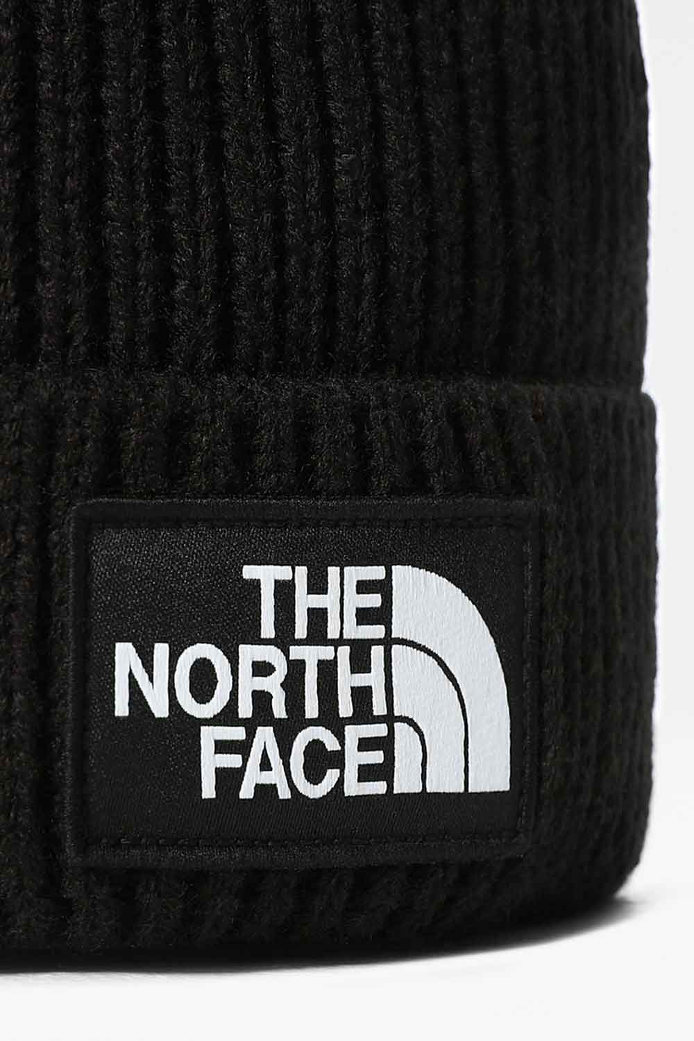 The North Face-TNF Logo Box Pom Beanie Black-Şapka-3-Milagron.com