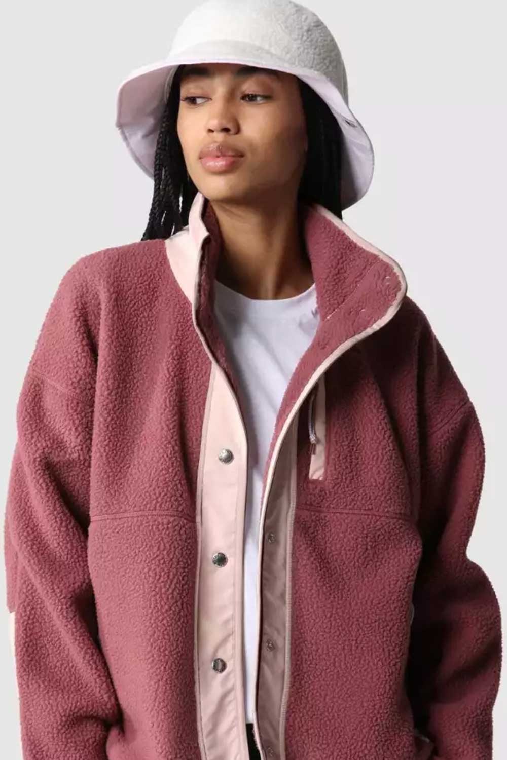 The North Face-Women Cragmont Fleece Jacket Wild Ginger-Sweatshirts & Hoodies-3-Milagron.com