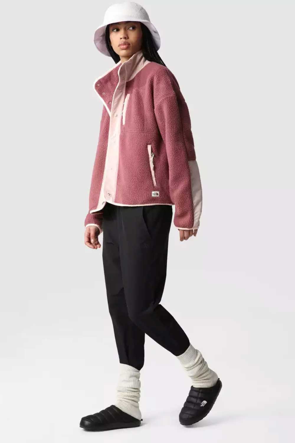 The North Face-Women Cragmont Fleece Jacket Wild Ginger-Sweatshirts & Hoodies-4-Milagron.com