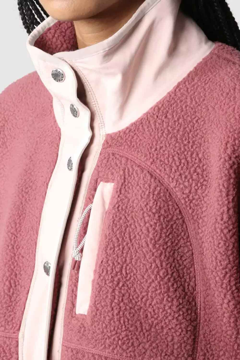 The North Face-Women Cragmont Fleece Jacket Wild Ginger-Sweatshirts & Hoodies-5-Milagron.com