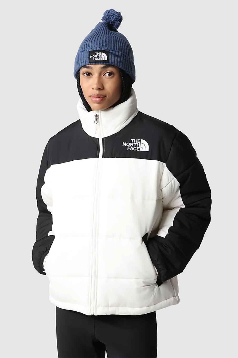 The North Face-Women Himalayan Insulated Jacket White-Mont-1-Milagron.com