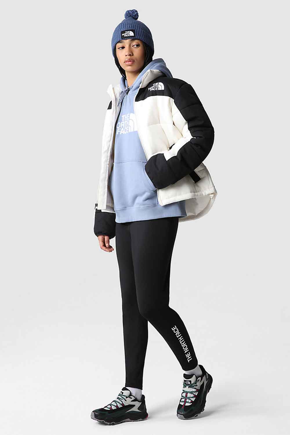 The North Face-Women Himalayan Insulated Jacket White-Mont-3-Milagron.com