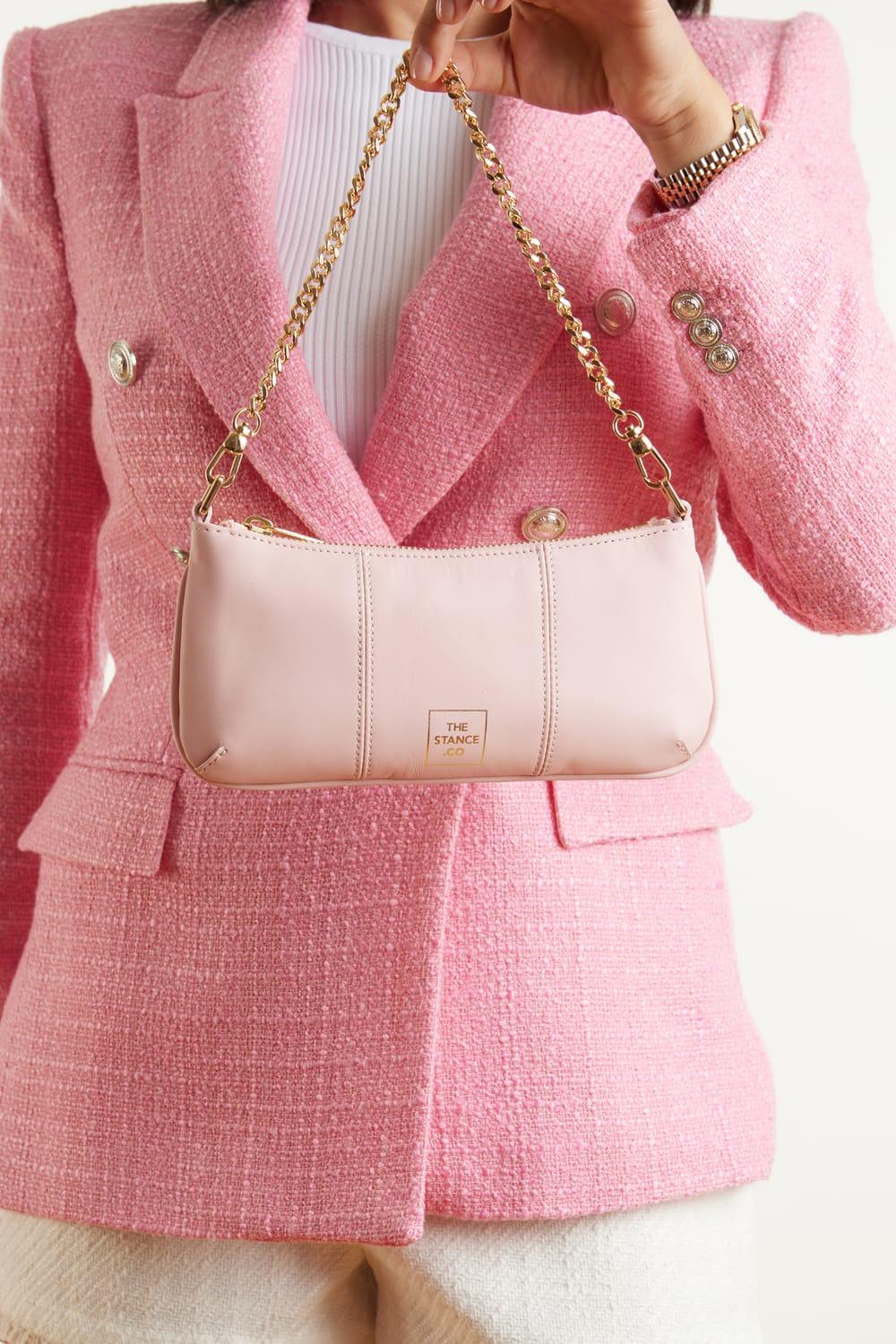 Thestance.co-Bella - Pudra Pembe-Omuz Çantası-5-Milagron.com