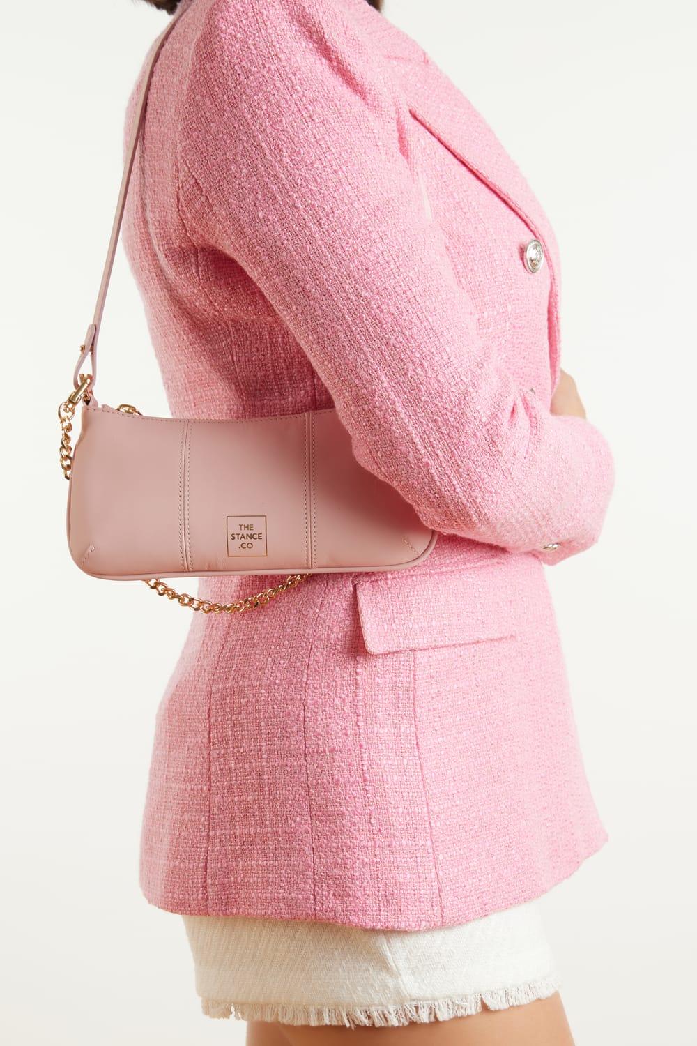 Thestance.co-Bella - Pudra Pembe-Omuz Çantası-6-Milagron.com