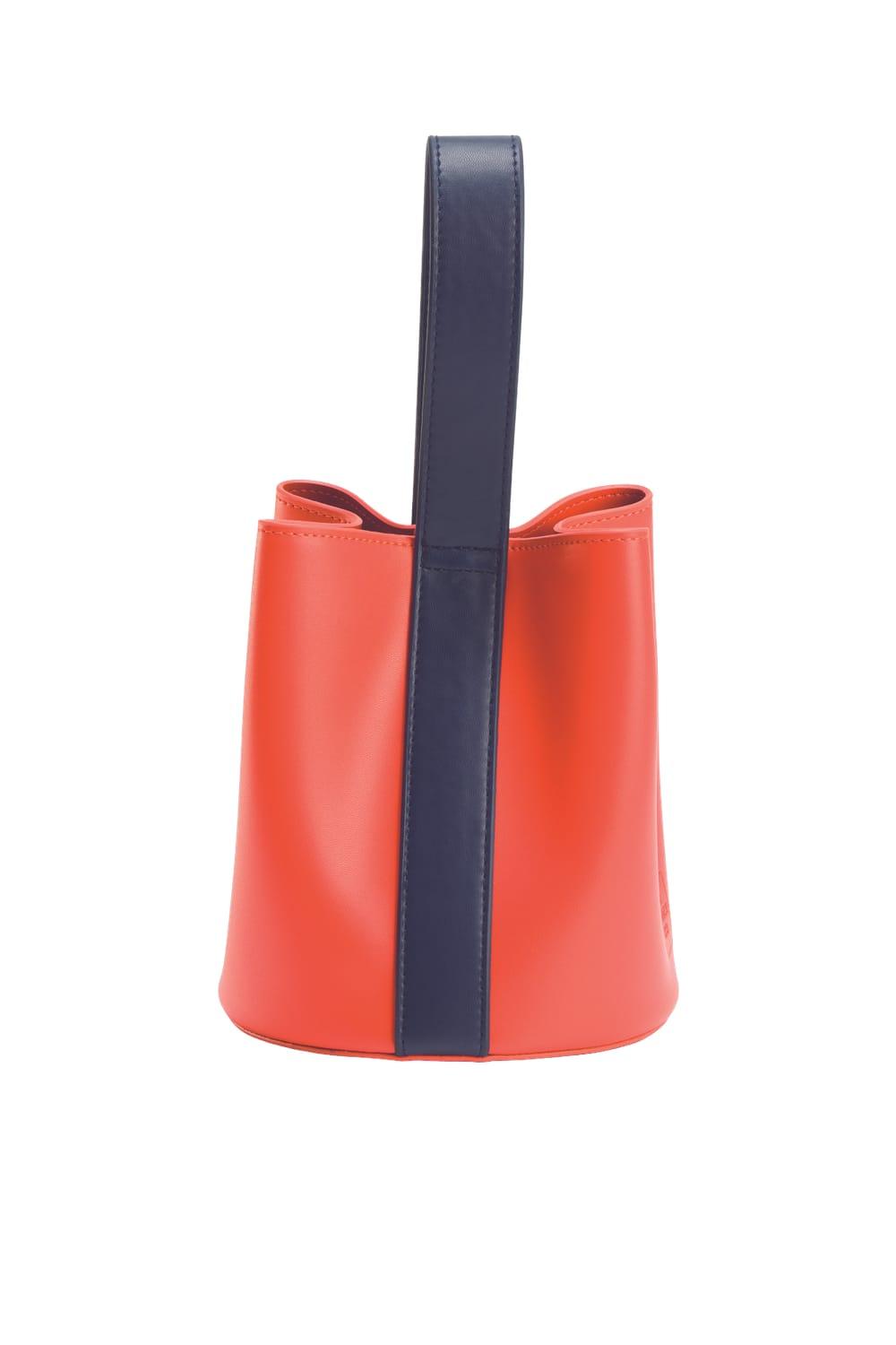 Thestance.co-Bono - Turuncu & Lacivert-Omuz Çantası-3-Milagron.com