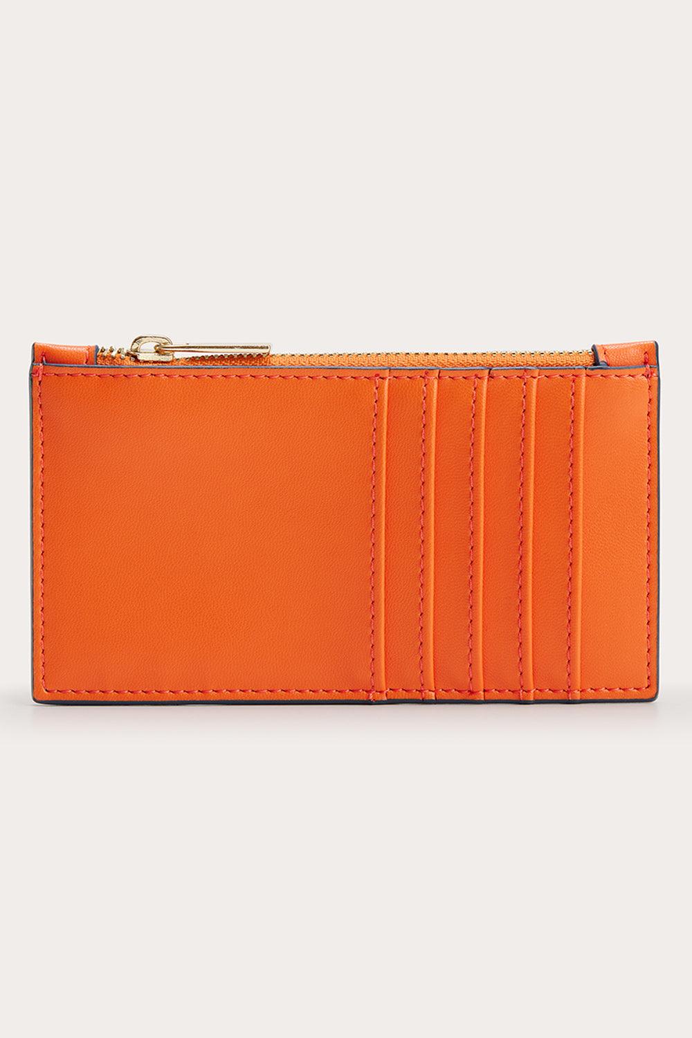 Thestance.co-Büyük Kartlık - Turuncu&Lacivert-Cüzdan & Kartlık-1-Milagron.com