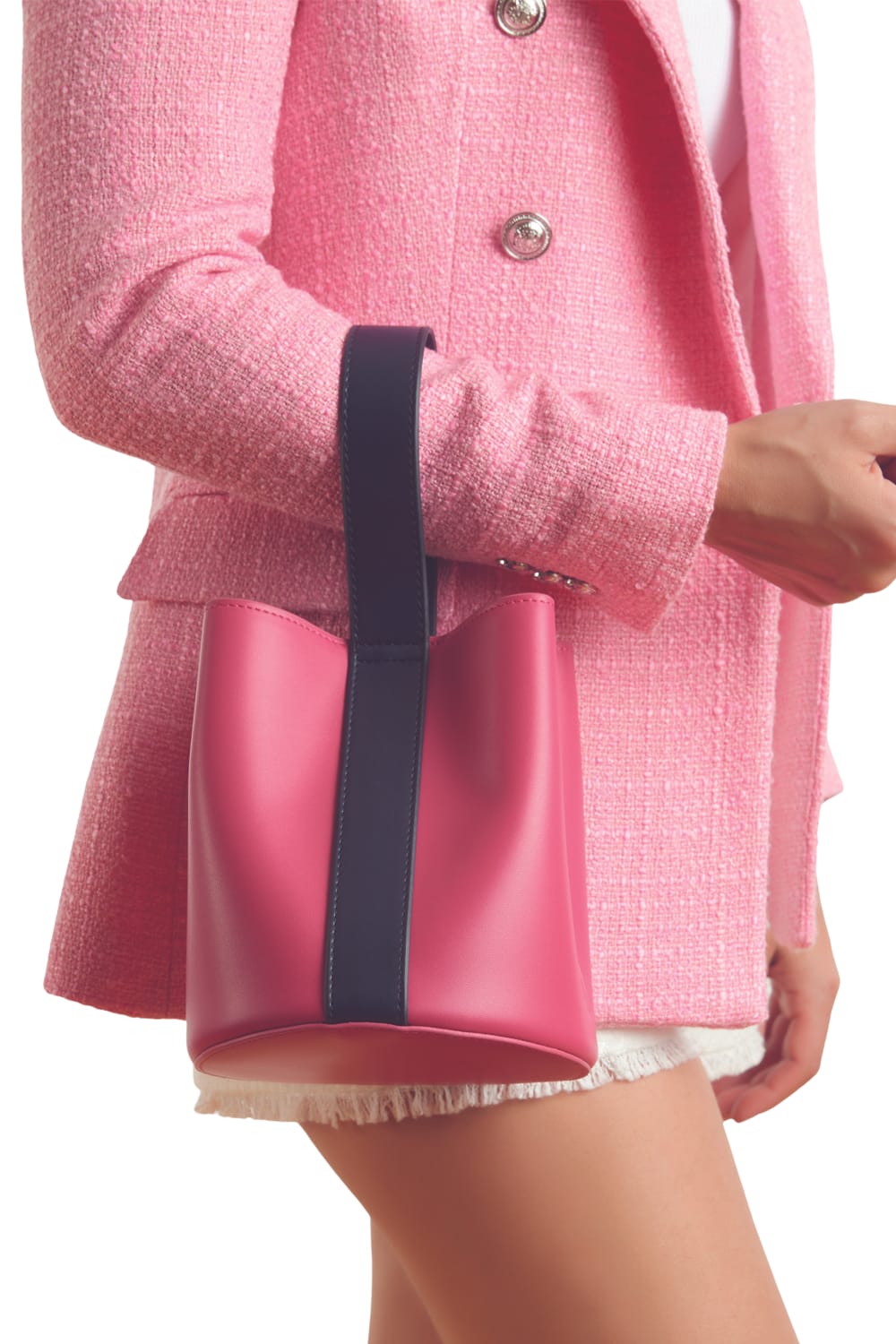 Thestance.co-Roy - Pembe & Lacivert-Omuz Çantası-6-Milagron.com