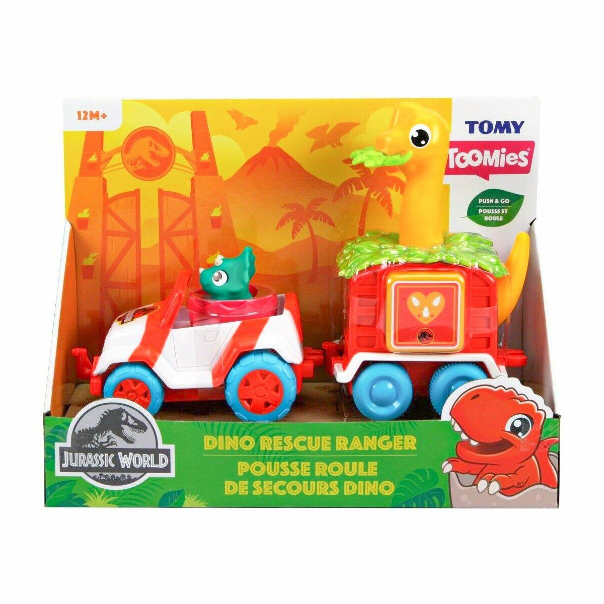Tomy-Jurassic World Dino Kurtarma Aracı Toomies +12 Ay-Bebek Oyuncakları-1-Milagron.com