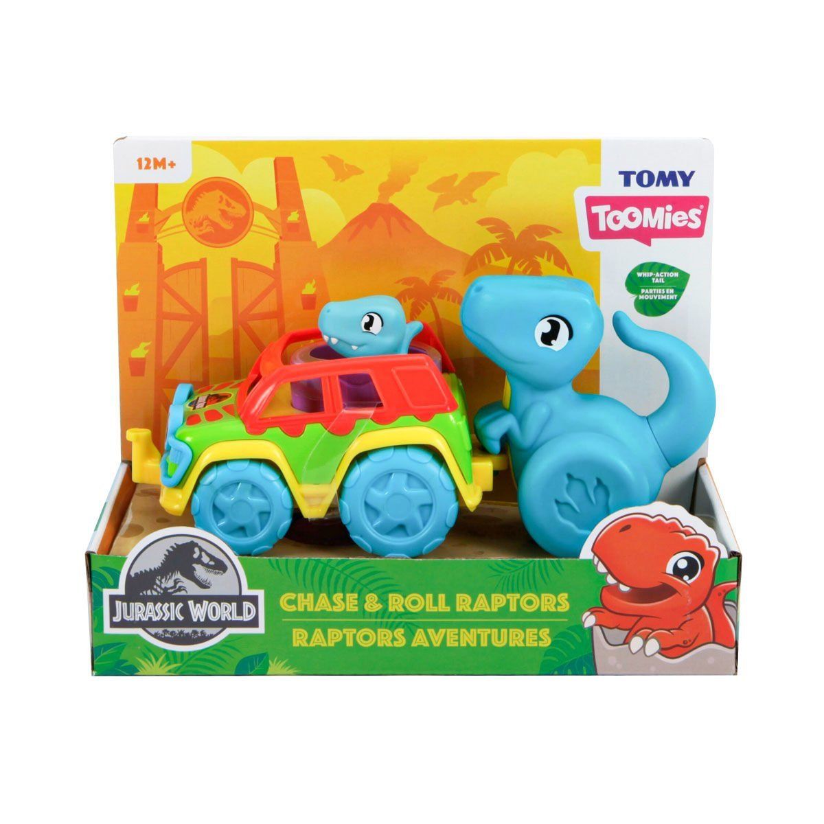Tomy-Jurassic World Dino Ve Renkli Araç Toomies +12 Ay-Bebek Oyuncakları-1-Milagron.com