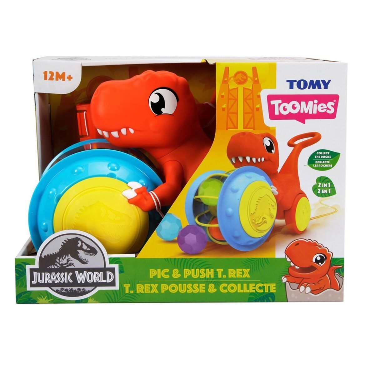 Tomy-Jurassic World Yakala Topla T-Rex 12 Ay+-Bebek Oyuncakları-1-Milagron.com