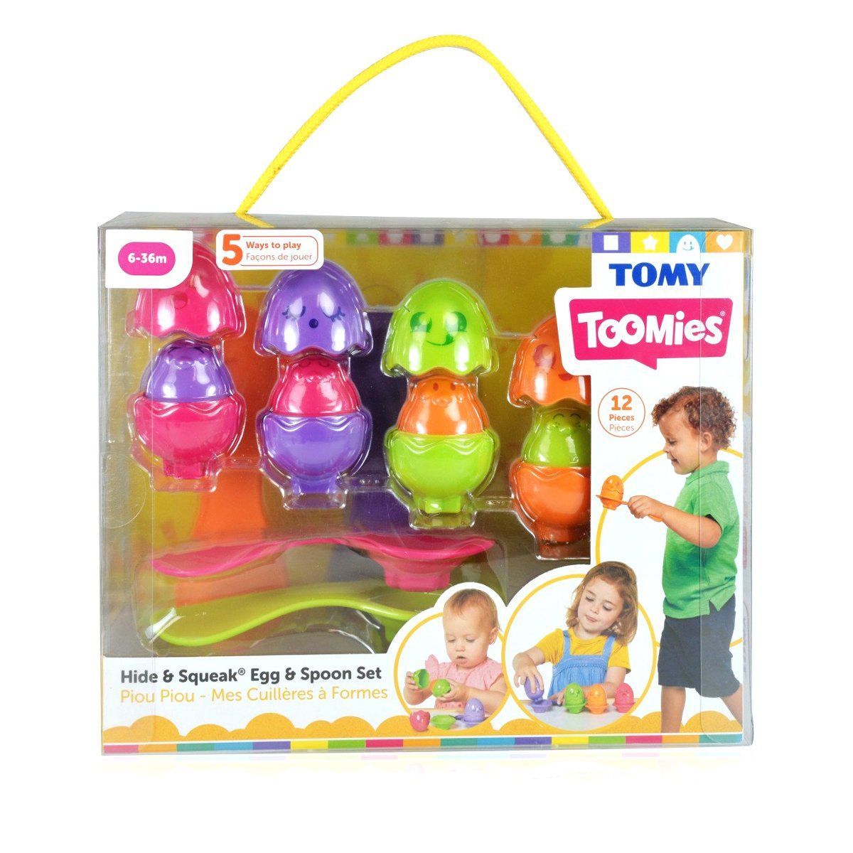 Tomy-Saklambaçlı Yumurtalar Kaşık Seti-Bebek Oyuncakları-2-Milagron.com