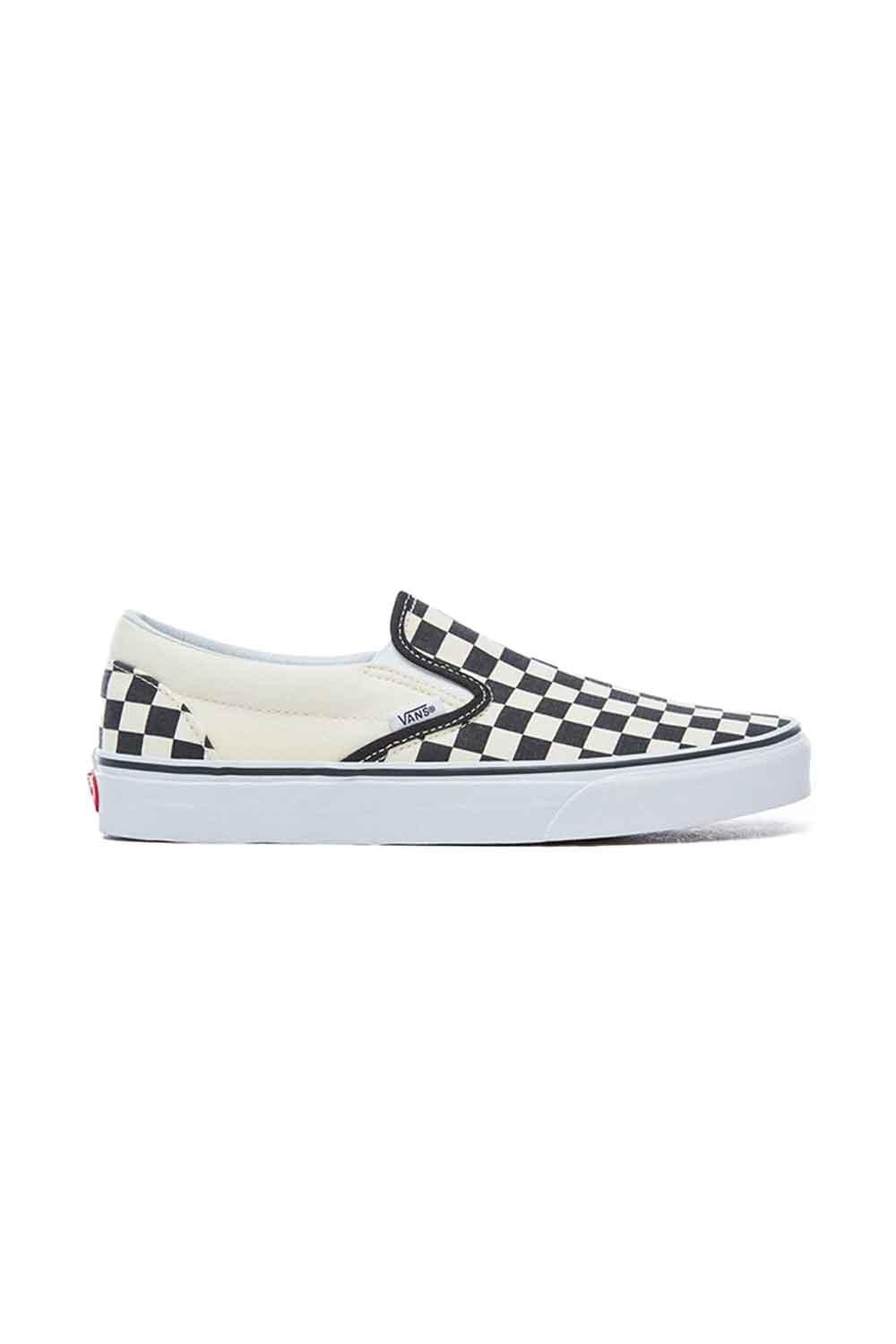 Vans-Checkerboard Classic Slip-On Sneaker-Sneakers-1-Milagron.com