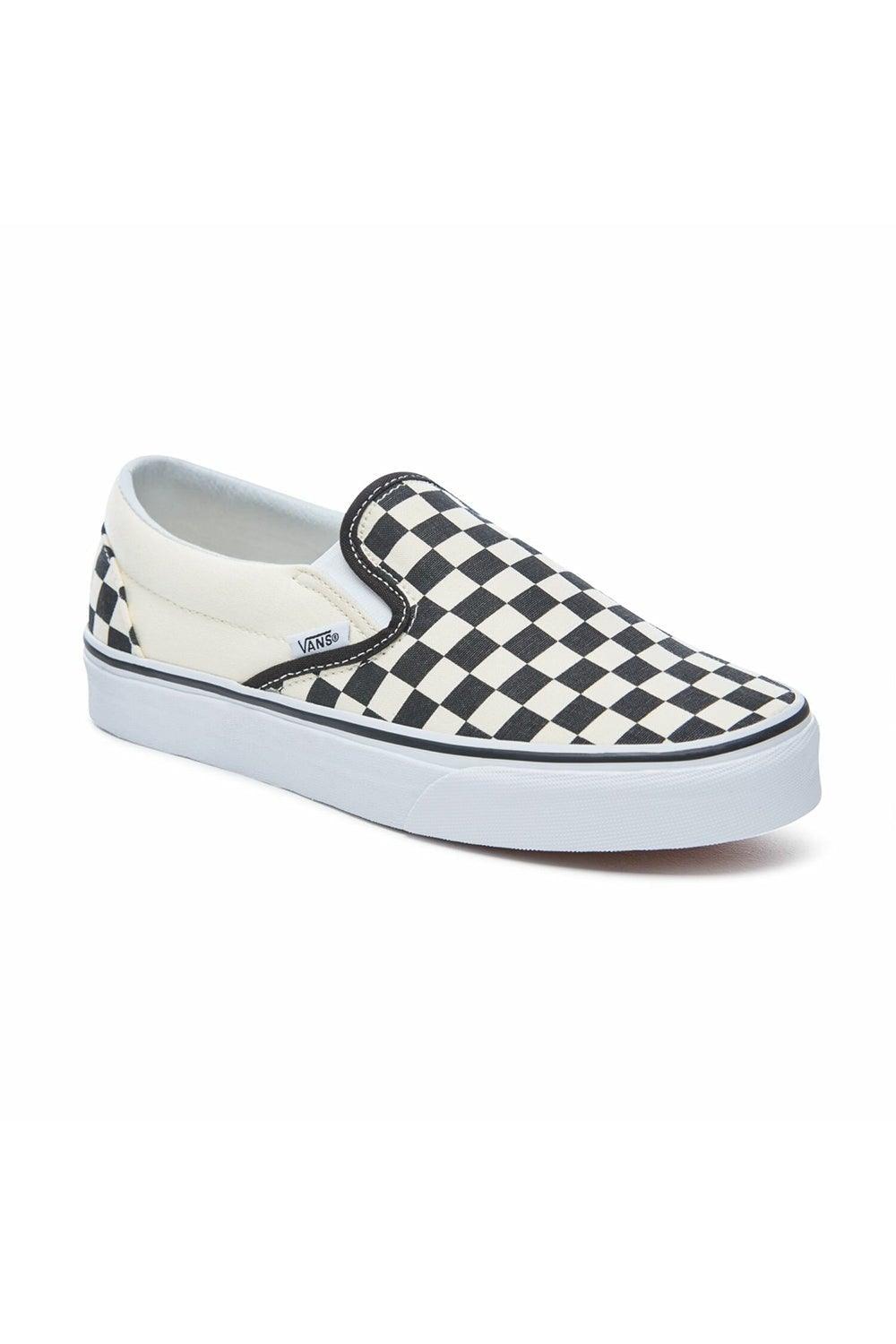 Vans-Checkerboard Classic Slip-On Sneaker-Sneakers-4-Milagron.com