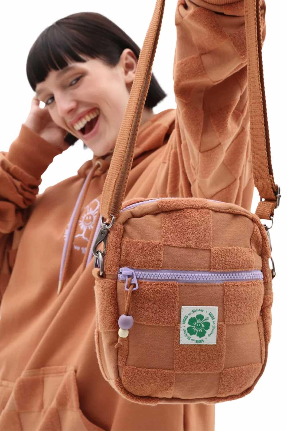 Vans-Holiday Cross Body Pecan Brown-Bel Çantası-1-Milagron.com