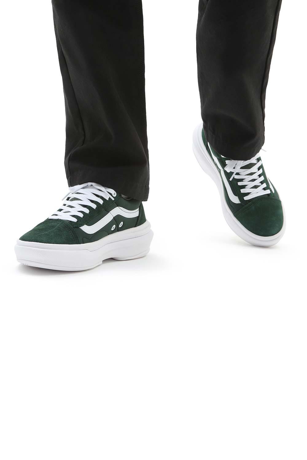 Vans-UA Old Skool Overt CC Dark Green/White-Sneakers-3-Milagron.com