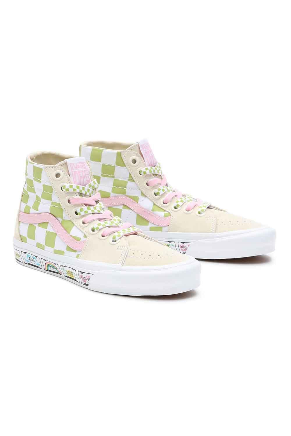 Vans-UA SK8-Hi Tapered Multi/True White-Sneakers-2-Milagron.com