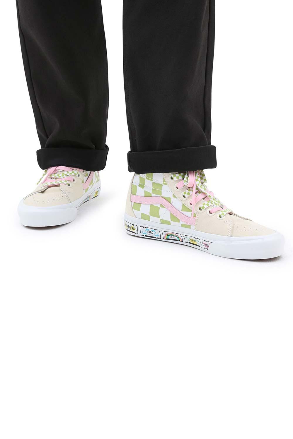 Vans-UA SK8-Hi Tapered Multi/True White-Sneakers-4-Milagron.com