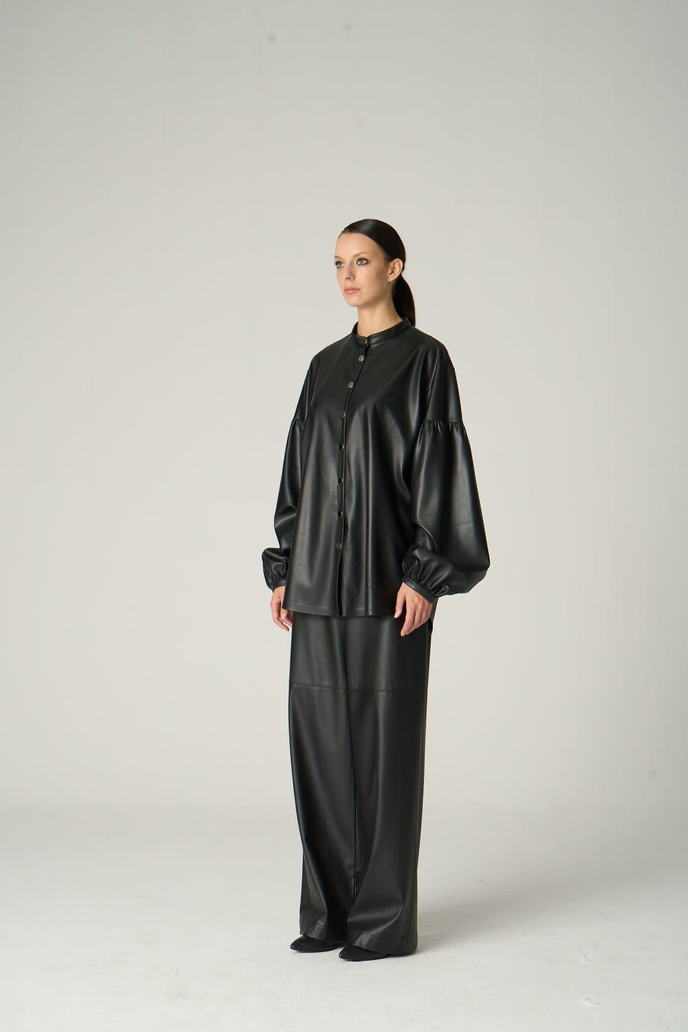 Vuu-Deri Balon Kollu Gömlek-Gömlek-1-Milagron.com