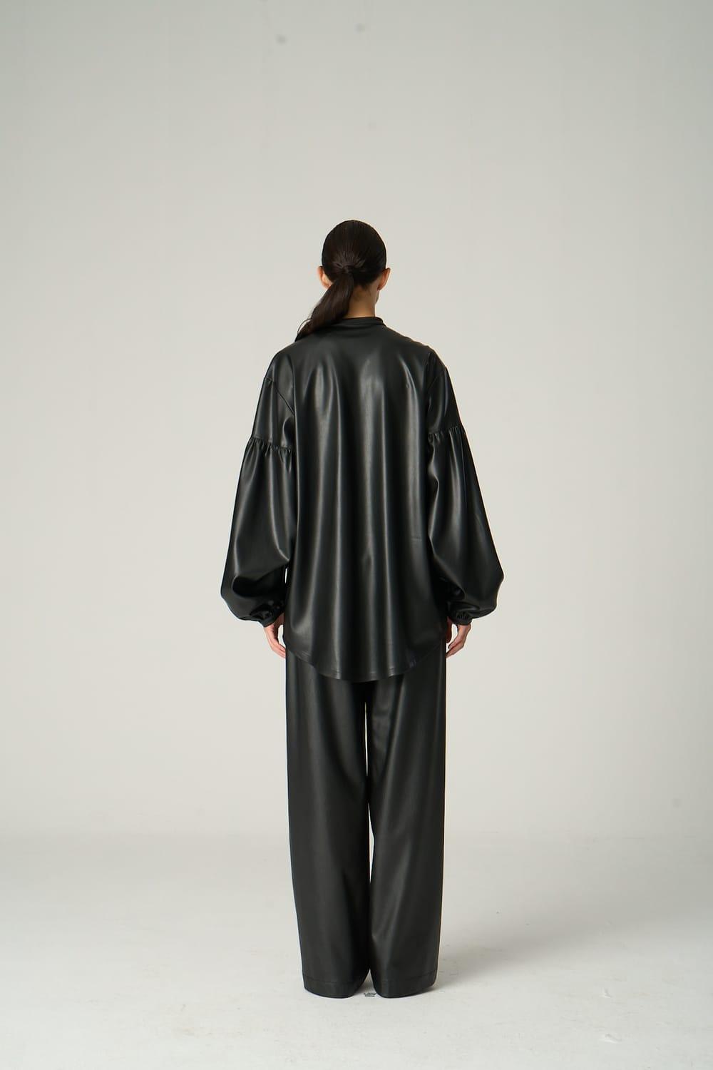 Vuu-Deri Bol Paça Pantolon-Deri Pantolon-2-Milagron.com