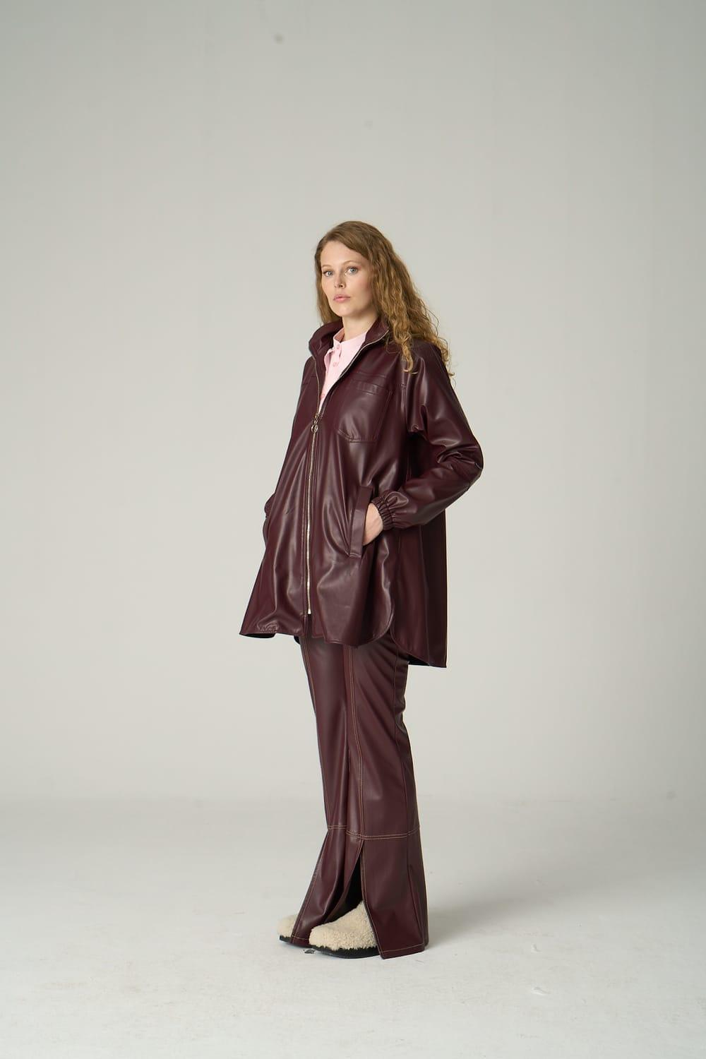 Vuu-Deri Kapüşonlu Fermuarlı Mont-Mont-2-Milagron.com