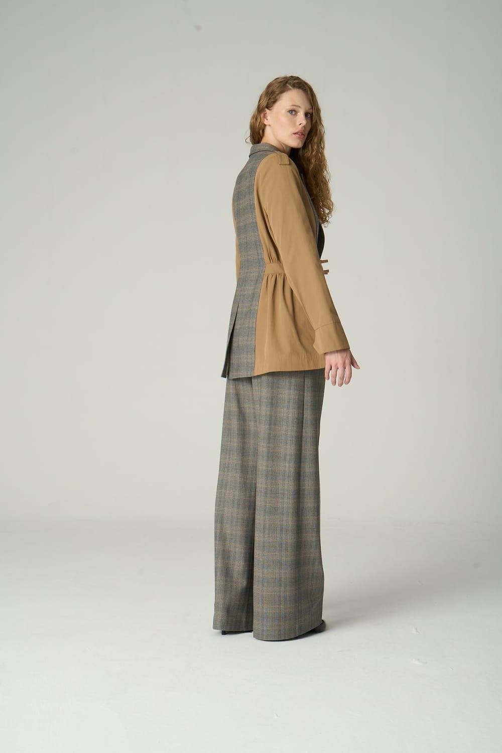 Vuu-Ekose Garnili Ceket-Ceket-4-Milagron.com