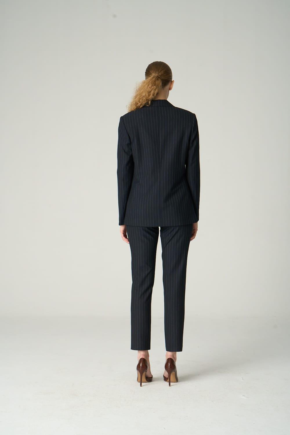 Vuu-Kemerli Çizgili Pantolon-Pantolon-2-Milagron.com