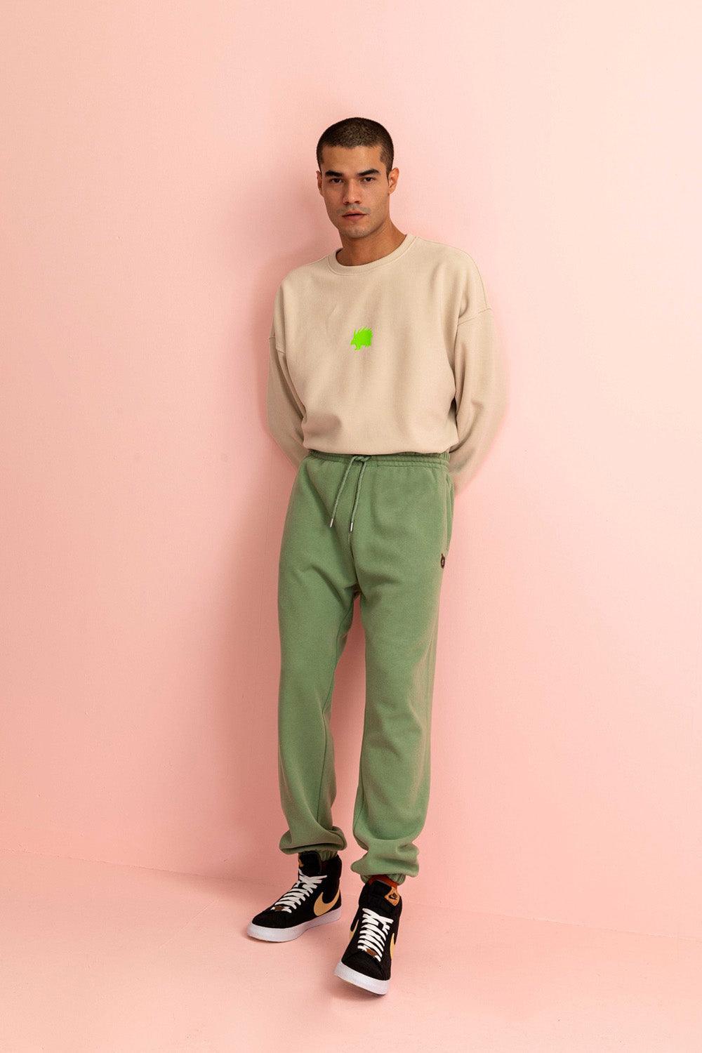 WWF Market-Bozayı Erkek Eşofman Altı - Yeşil-Eşofman-5-Milagron.com