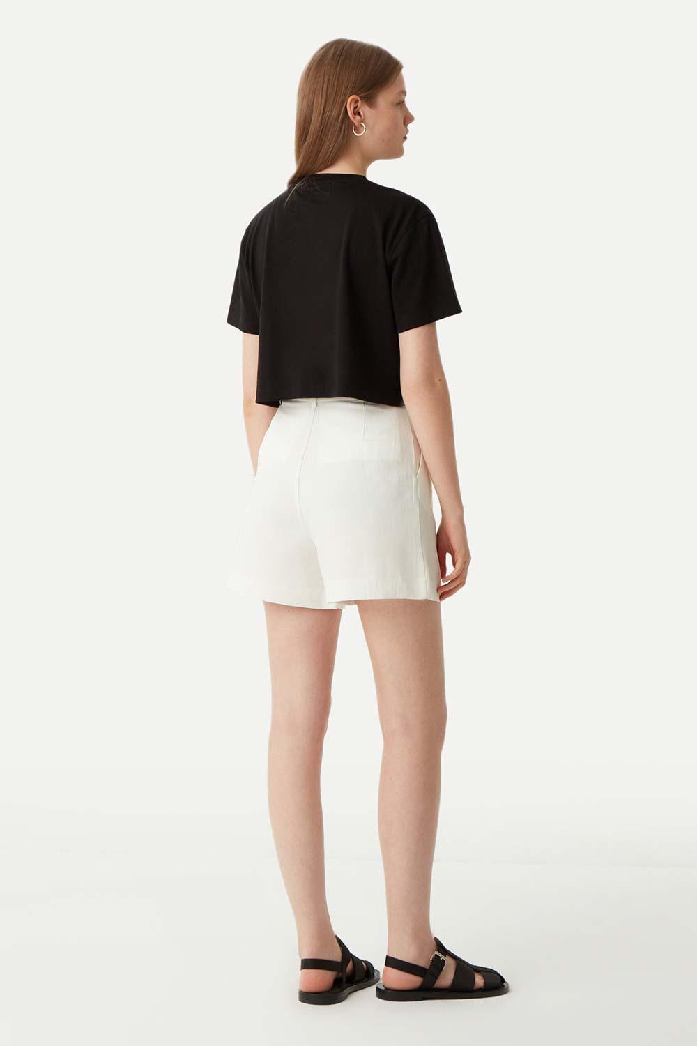 WWF Market-Denizanası Crop T-Shirt - Siyah-T-Shirts-5-Milagron.com