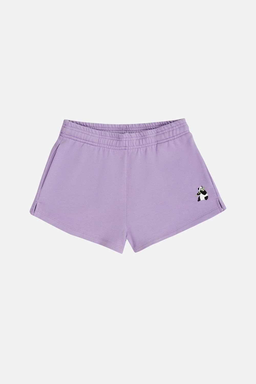WWF Market-Dev Panda Kadın Şort - Lila-Şort-2-Milagron.com