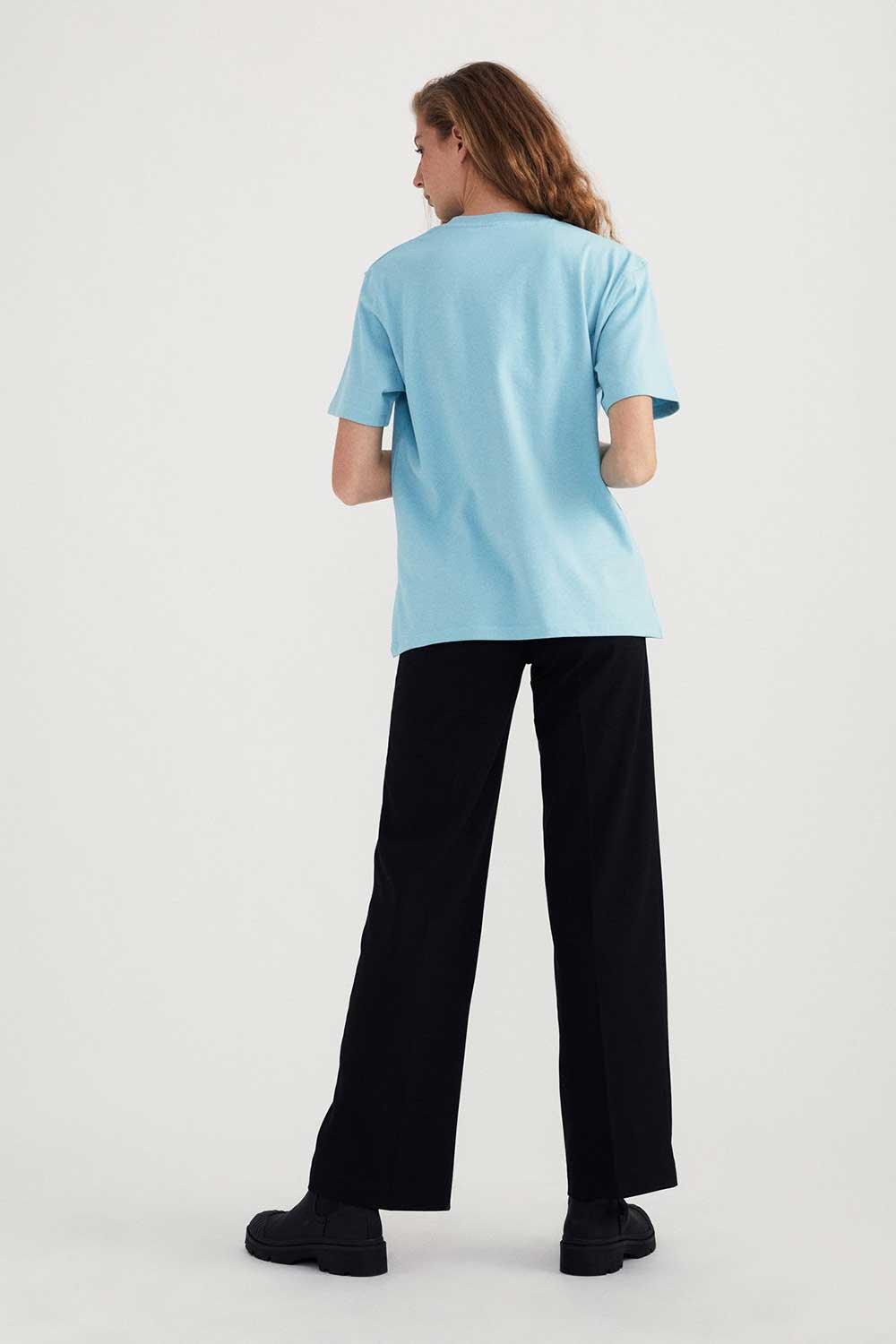 WWF Market-Kakadu T-Shirt - Mint Mavi-T-Shirts-3-Milagron.com