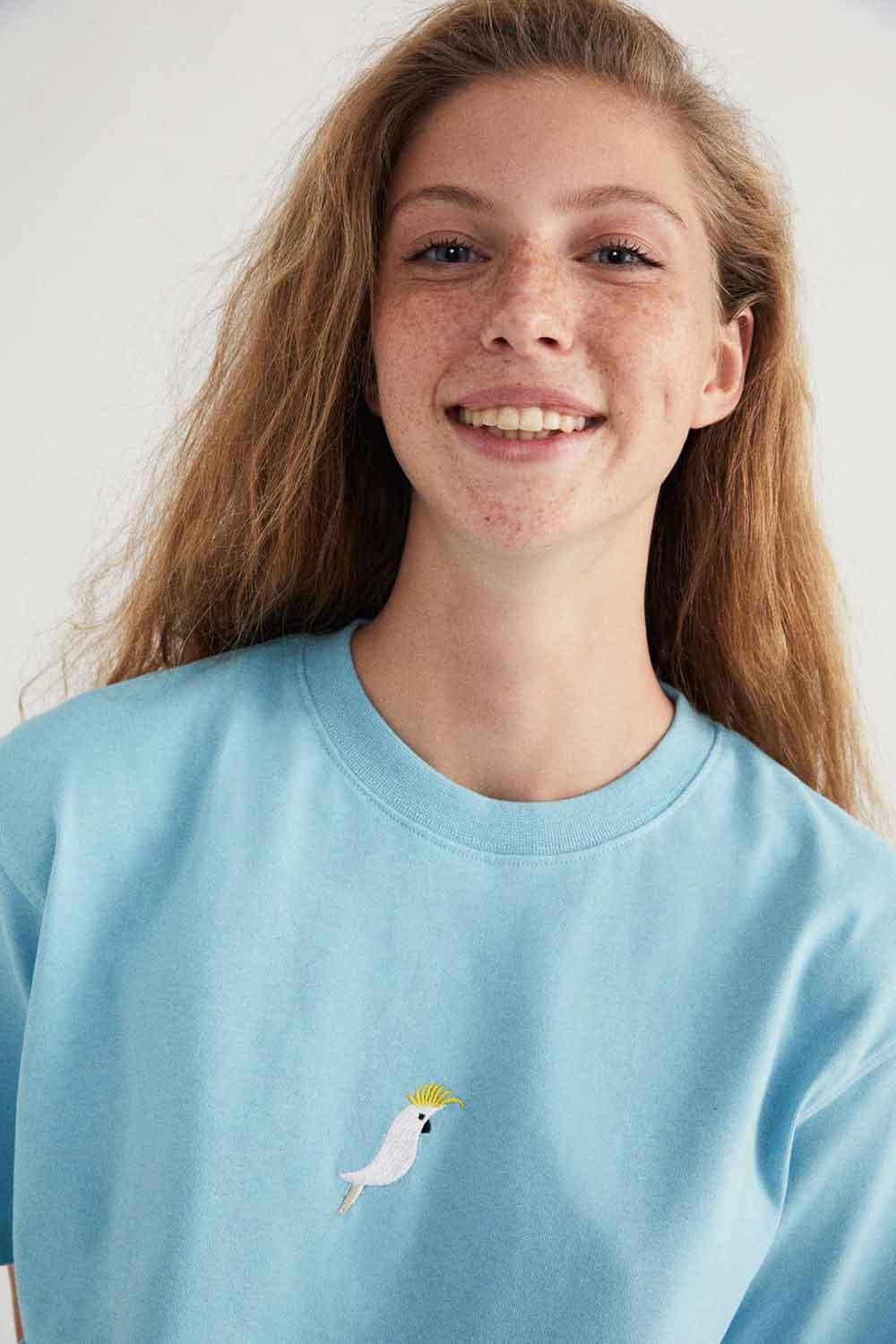 WWF Market-Kakadu T-Shirt - Mint Mavi-T-Shirts-4-Milagron.com