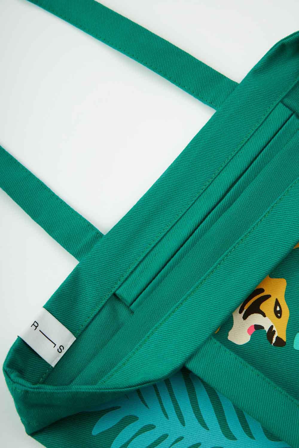 WWF Market-Kaplan Çanta - Yeşil-Bez Çanta-4-Milagron.com