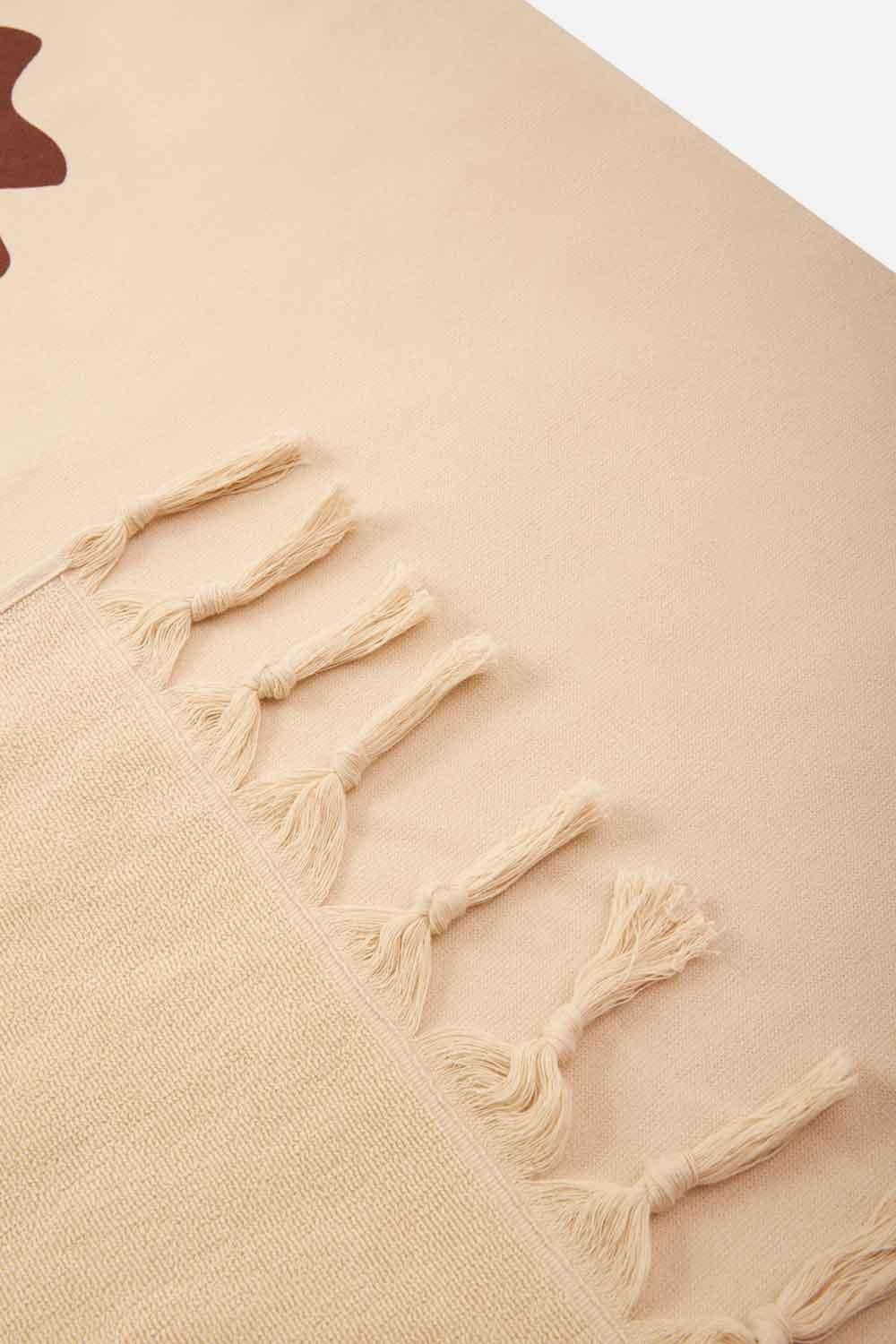 WWF Market-Kaplan Havlu Peştamal - Krem-Plaj Havlusu-5-Milagron.com