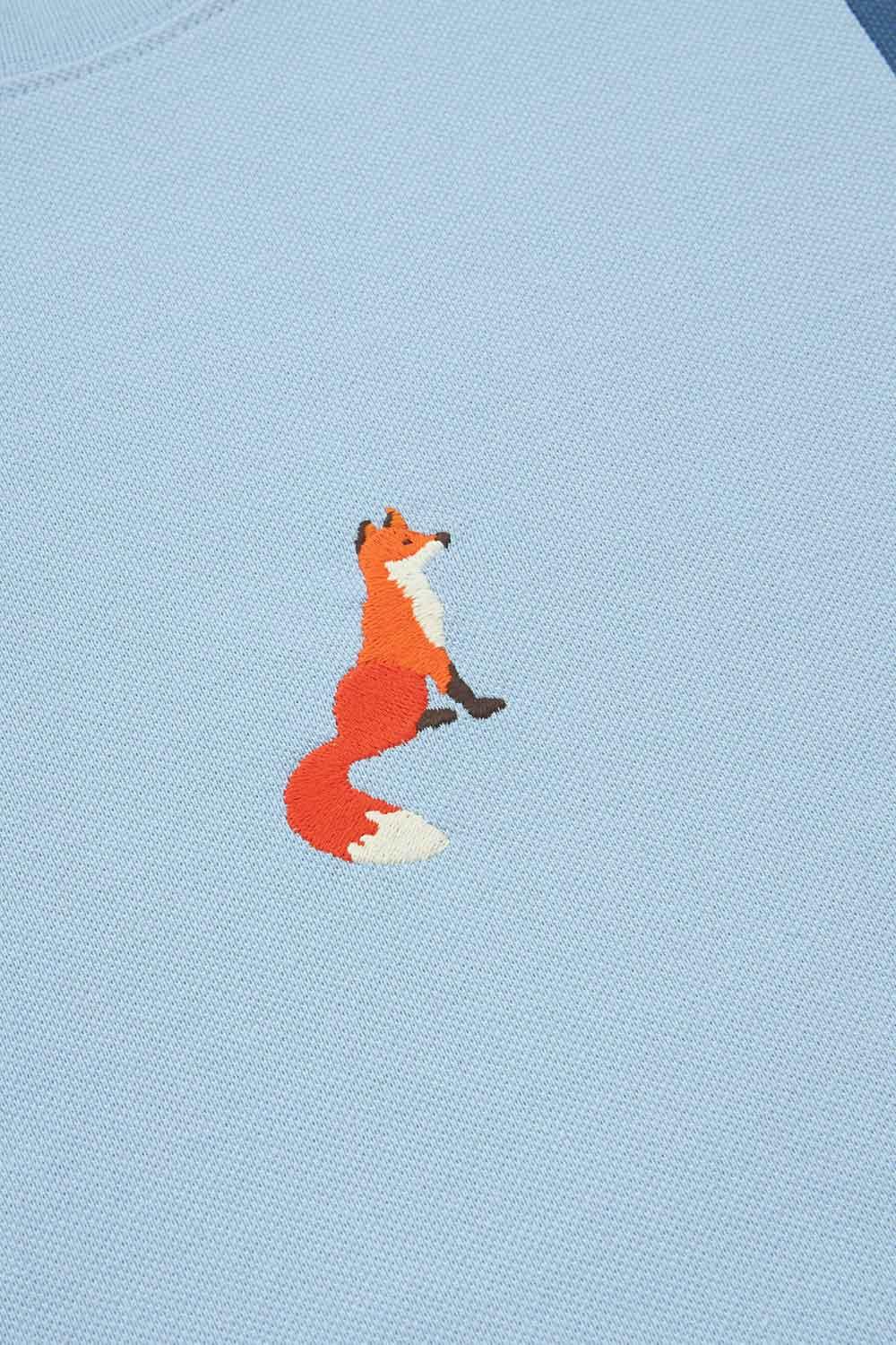 WWF Market-Kızıl Tilki Colorblock T-Shirt - Açık Mavi-T-Shirts-2-Milagron.com