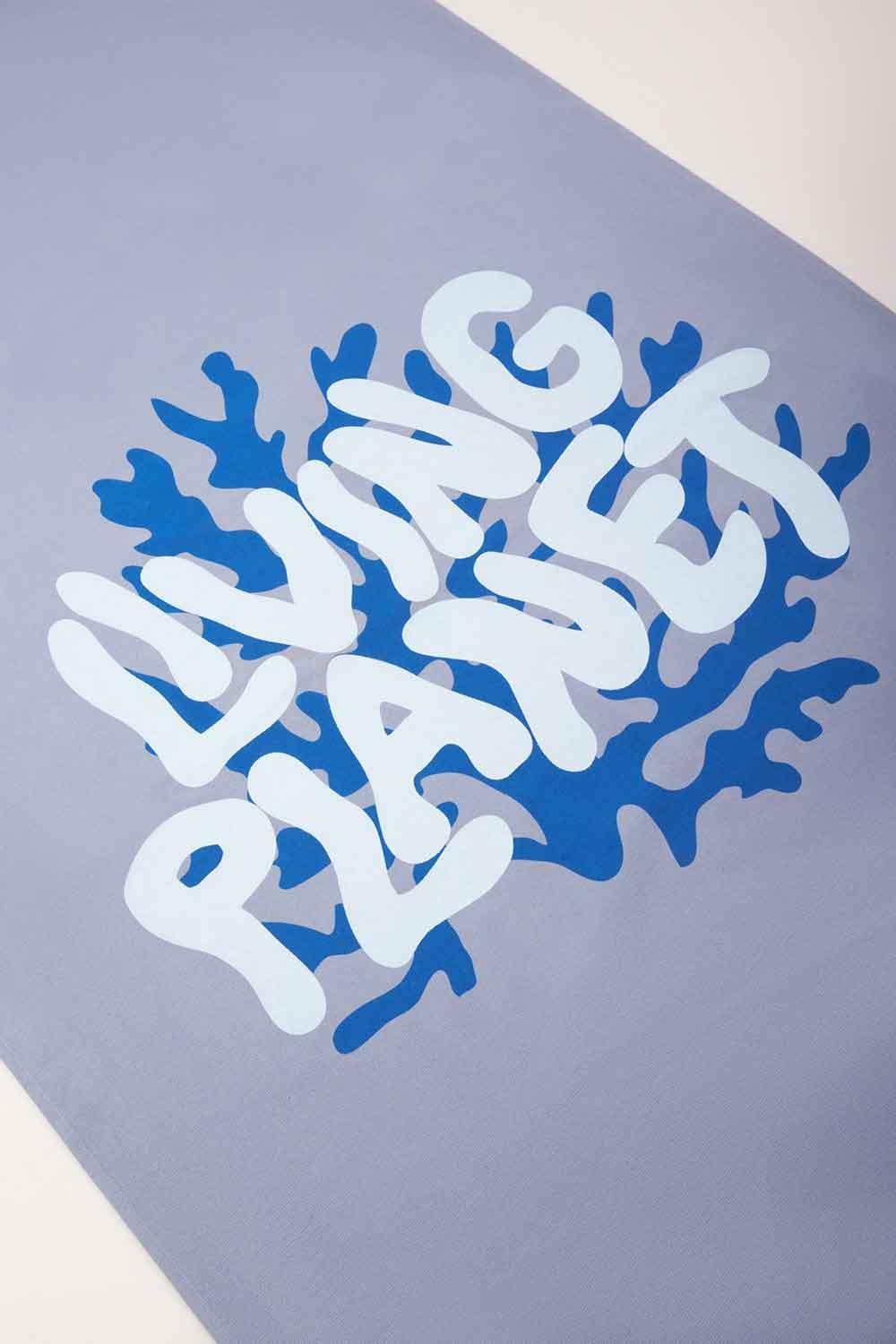 WWF Market-Living Planet Havlu Peştamal - Mavi-Plaj Havlusu-3-Milagron.com