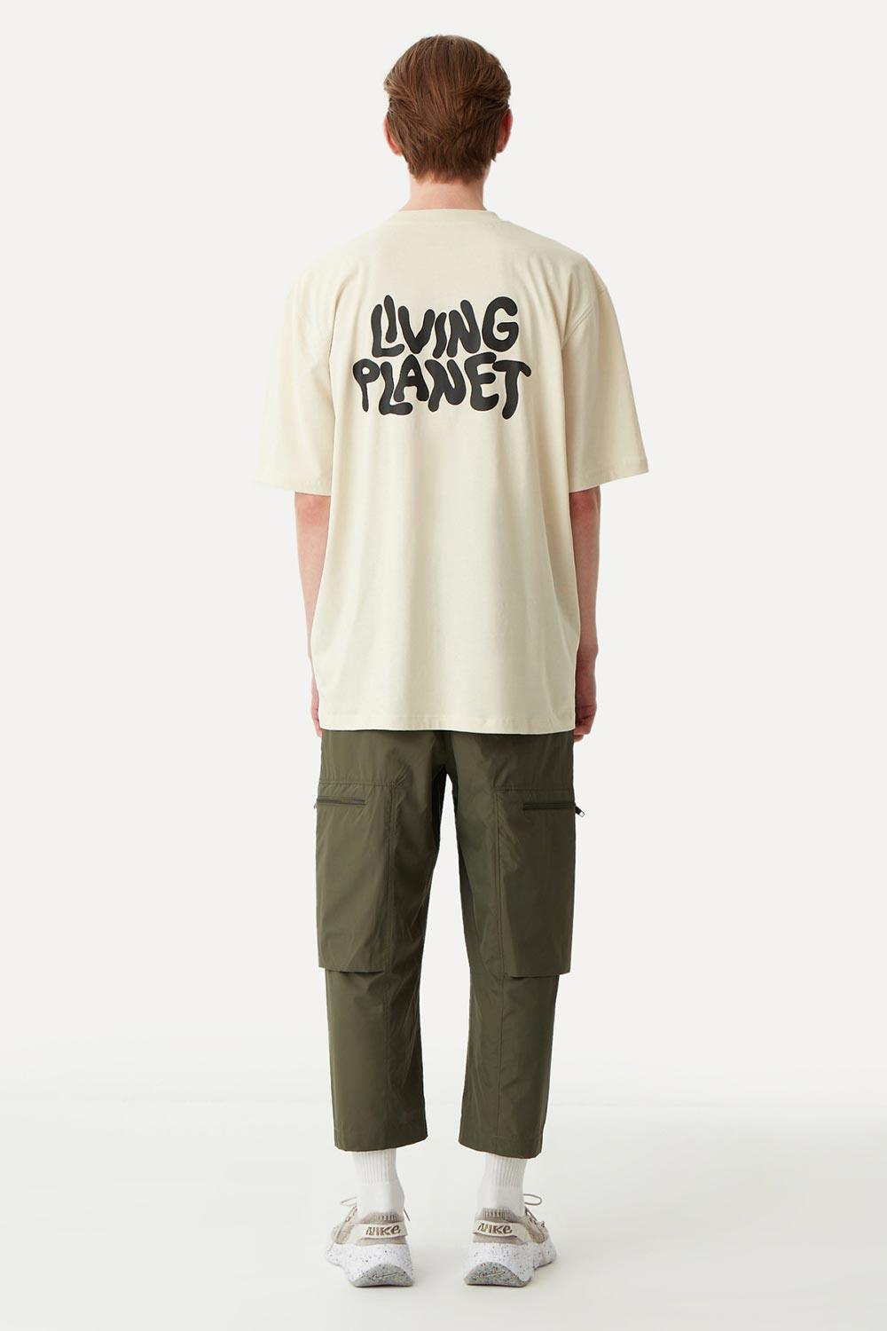 WWF Market-Living Planet Oversize T-Shirt - Parşömen Bej-T-Shirts-2-Milagron.com