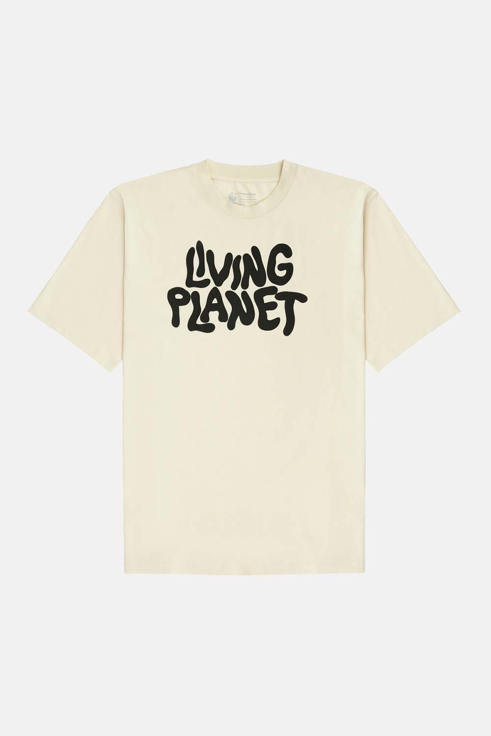 WWF Market-Living Planet Oversize T-Shirt - Parşömen Bej-T-Shirts-3-Milagron.com