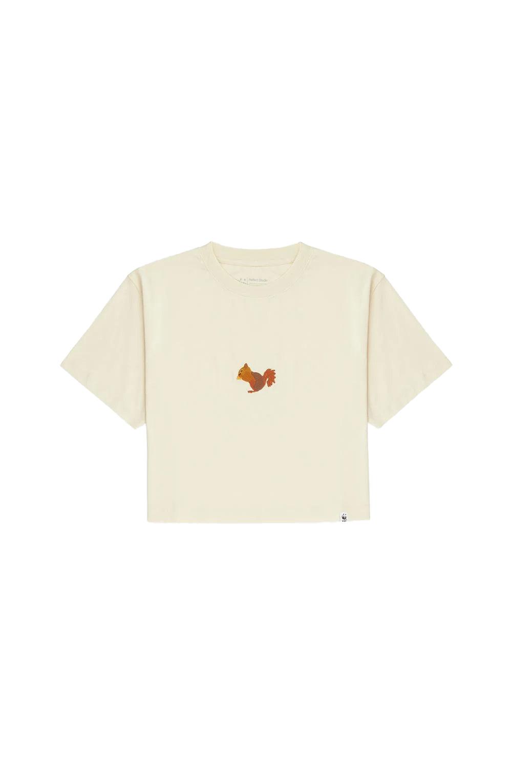 WWF Market-Sincap Crop T-Shirt - Parşömen Bej-T-Shirts-1-Milagron.com